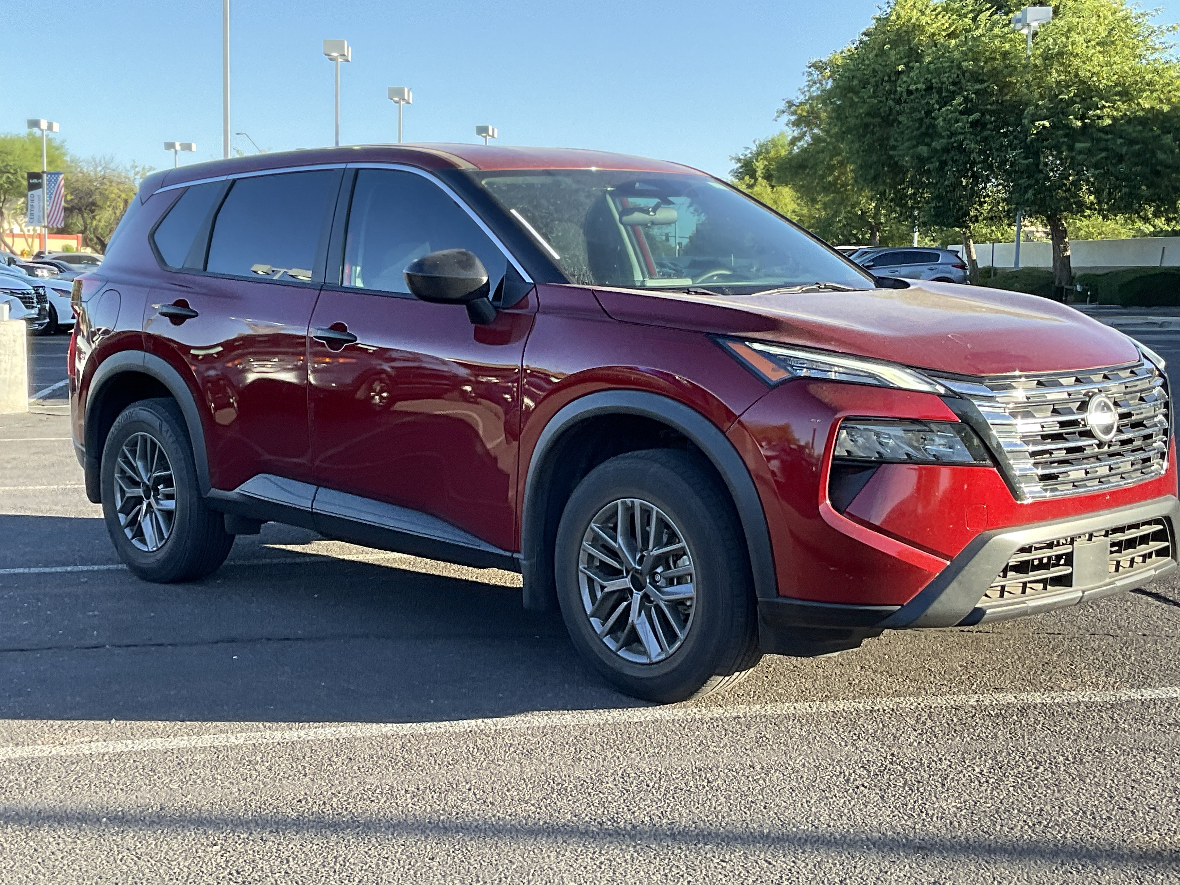2024 Nissan Rogue — rear three-quarter view