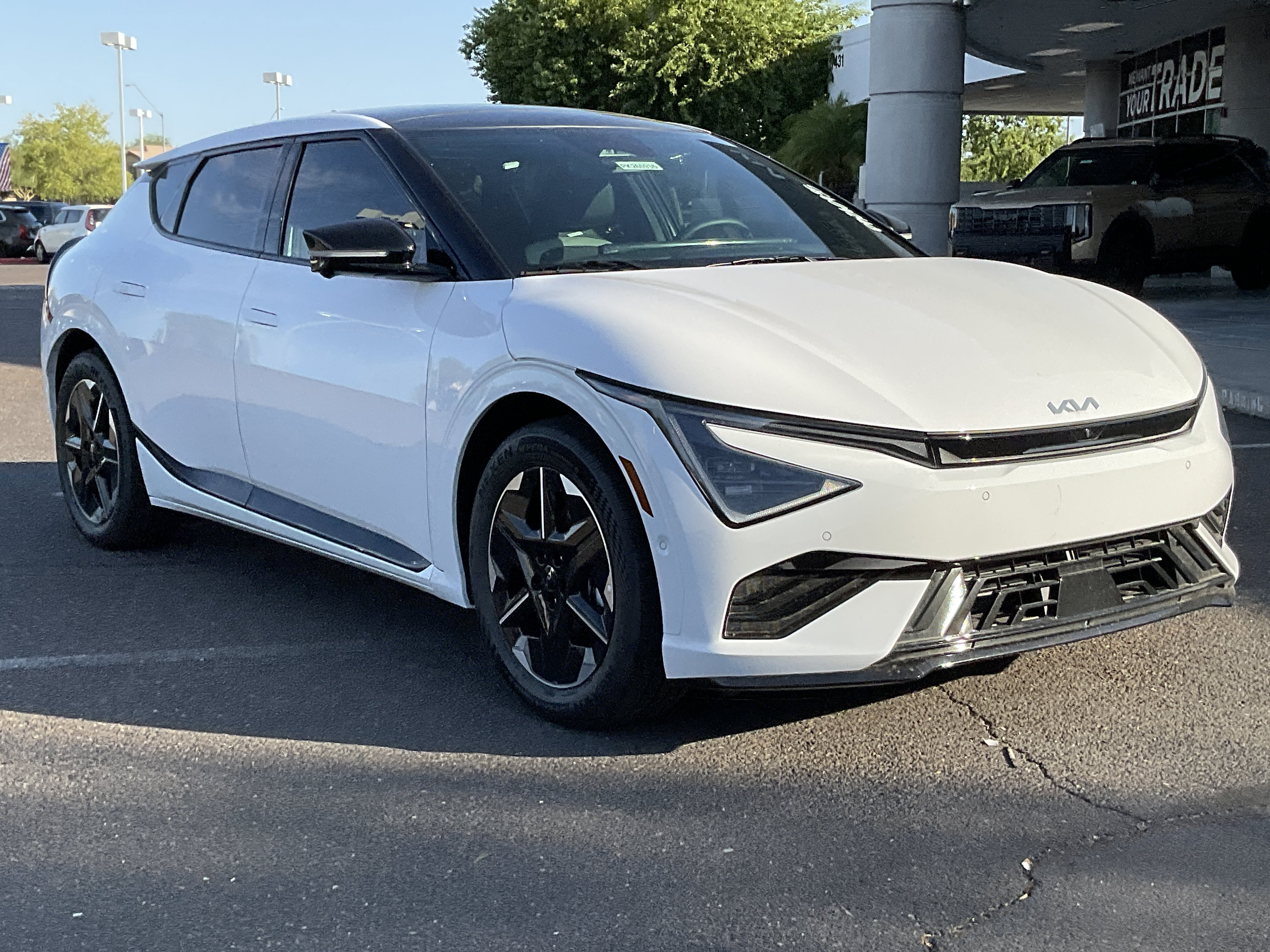 2026 Kia EV6 — rear three-quarter view