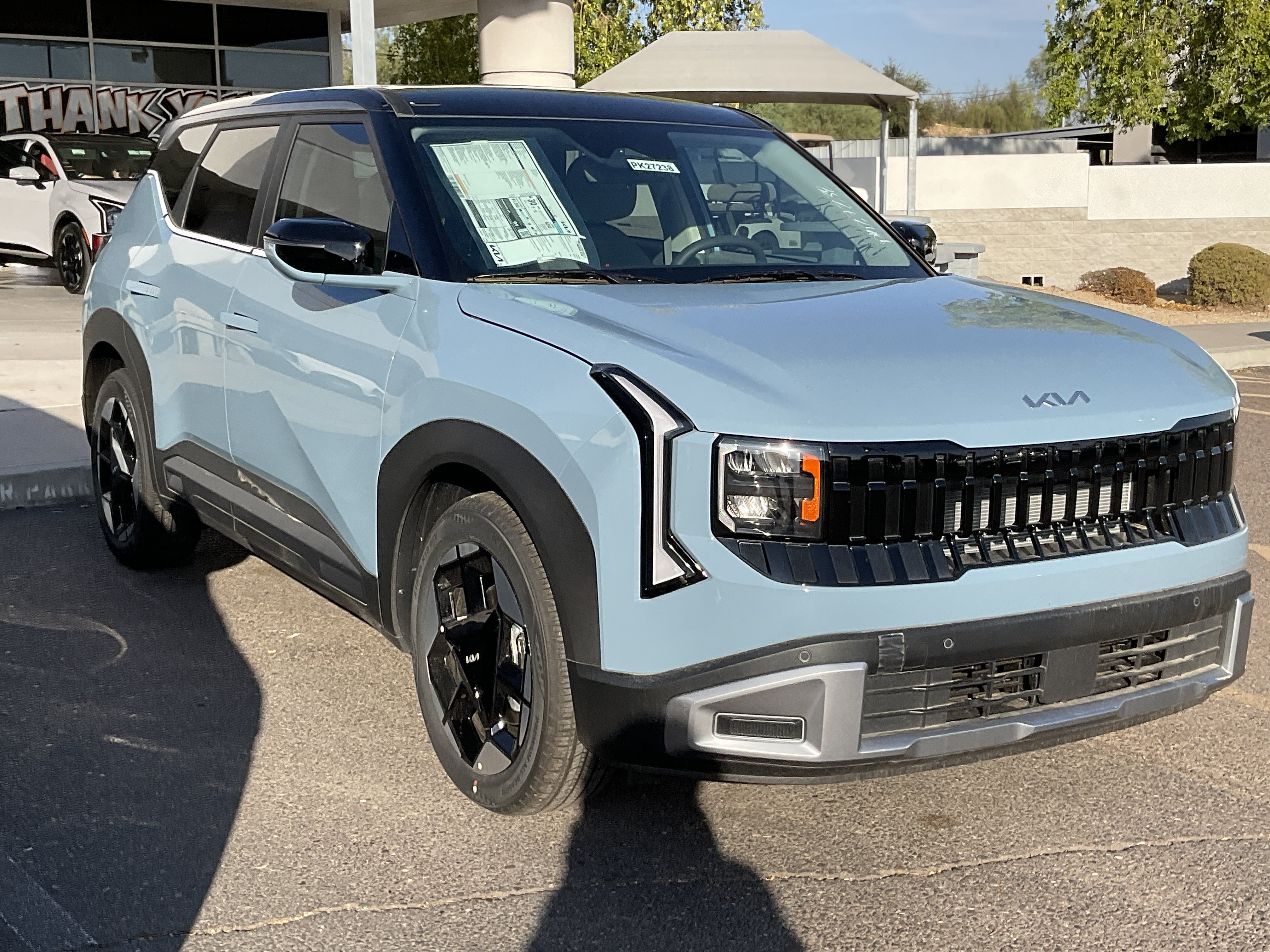 2027 Kia Seltos — rear three-quarter view